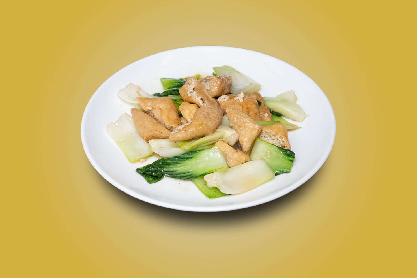 Tofu sauté au pak choï 青菜豆腐泡