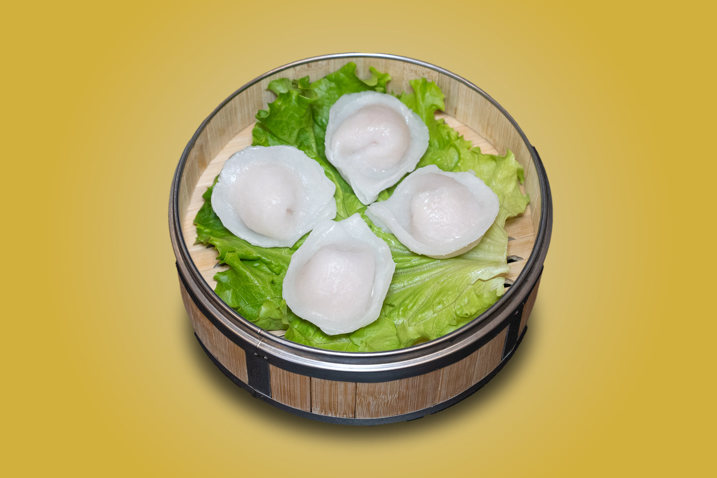 Raviolis au noix de St Jacques x 4 港式扇贝水晶饺