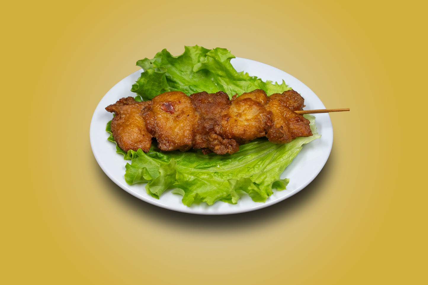 Brochette de poulet حلال香煎鸡肉串
