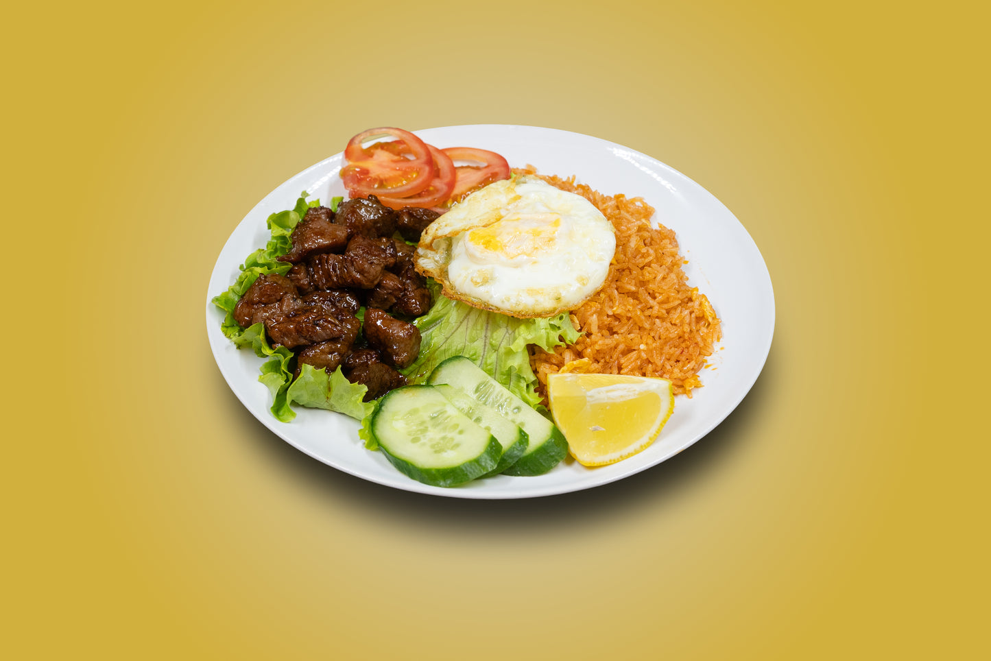 Riz loc-lac au bœuf 牛🐮 maison 越式牛粒红饭