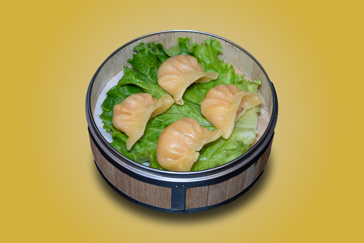 Raviolis citrouille aux crevettes x 4 南瓜虾饺