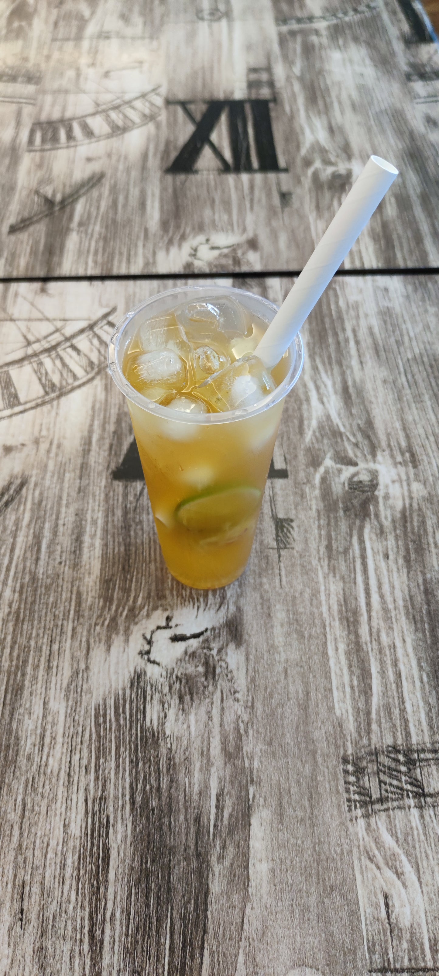 Pesca Bubble tea à la Pêche 黄桃果茶