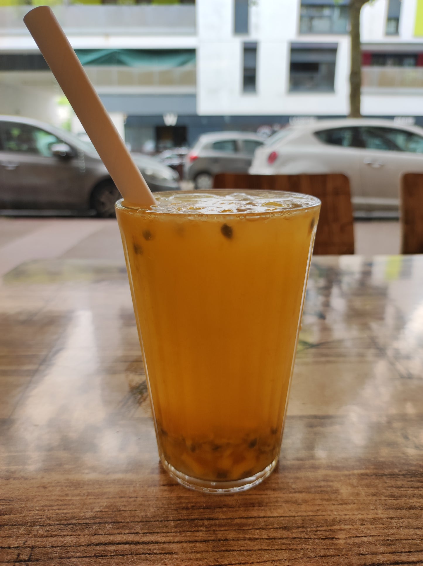 Mangue Passion Bubble tea 百香芒果茶