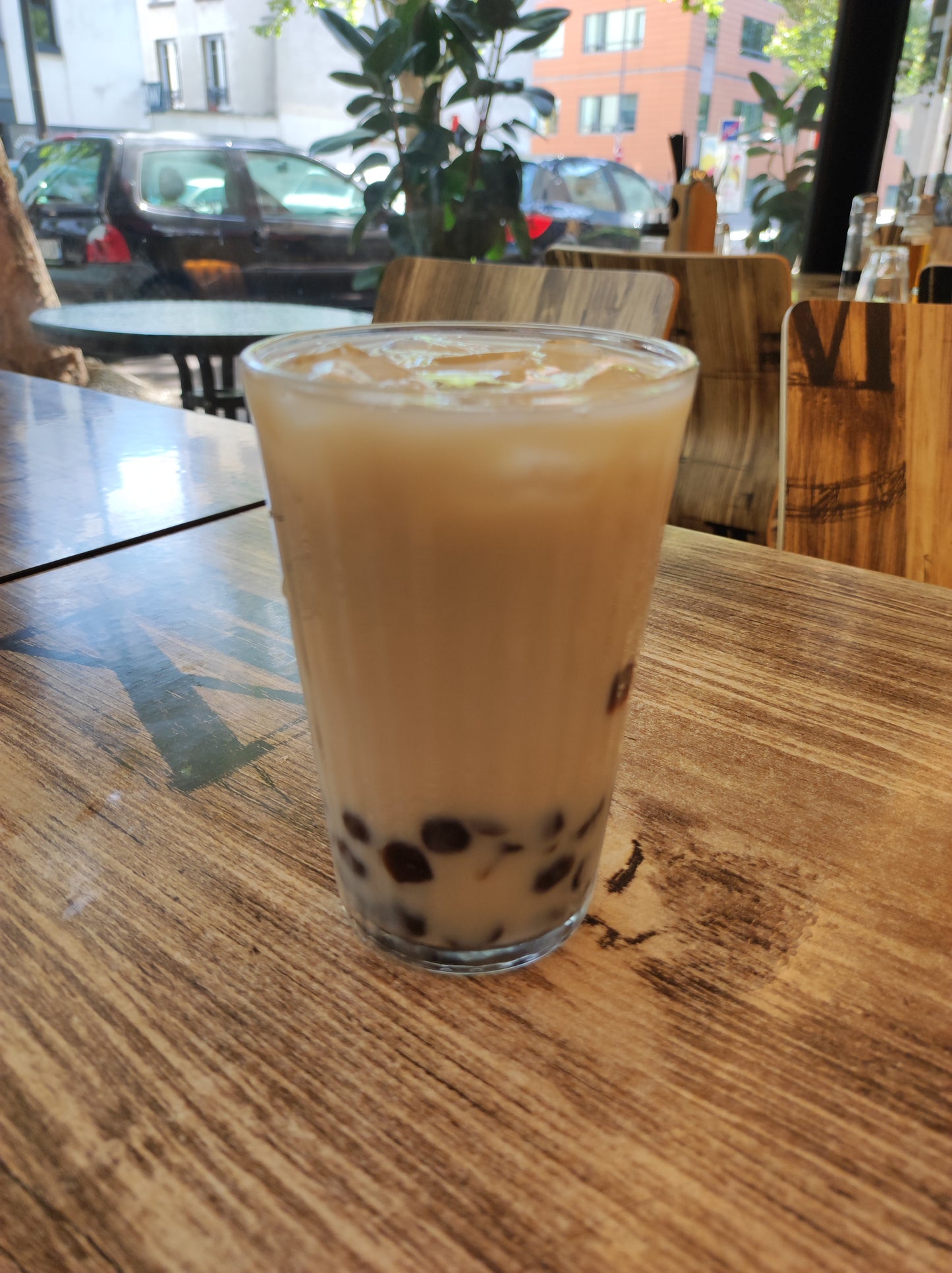 Bubble tea au thé noir 黑糖奶茶