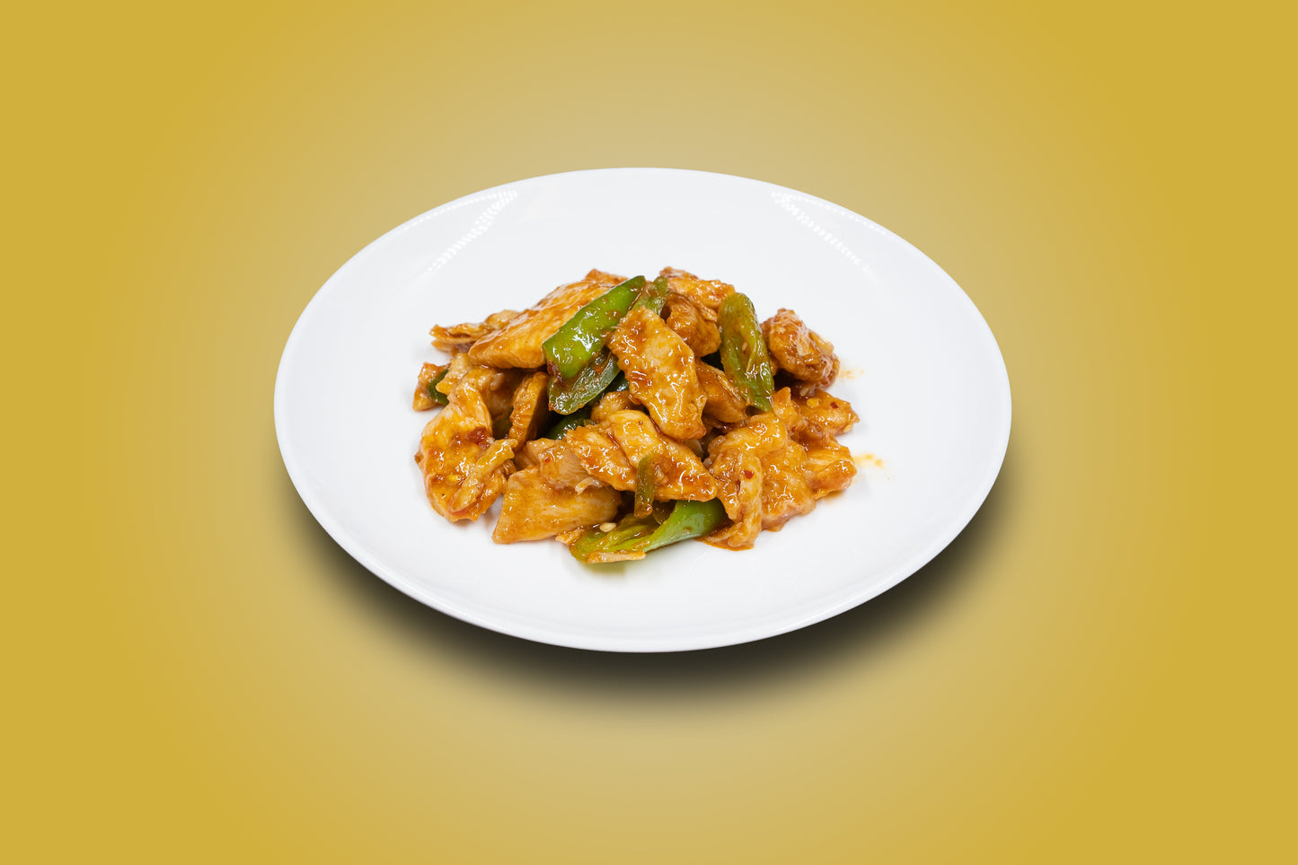 Poulet حلال aux piments 鸡肉炒青椒