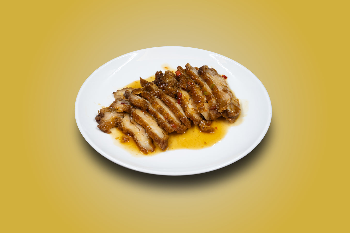 Poulet حلال croustillant du chef 油淋鸡