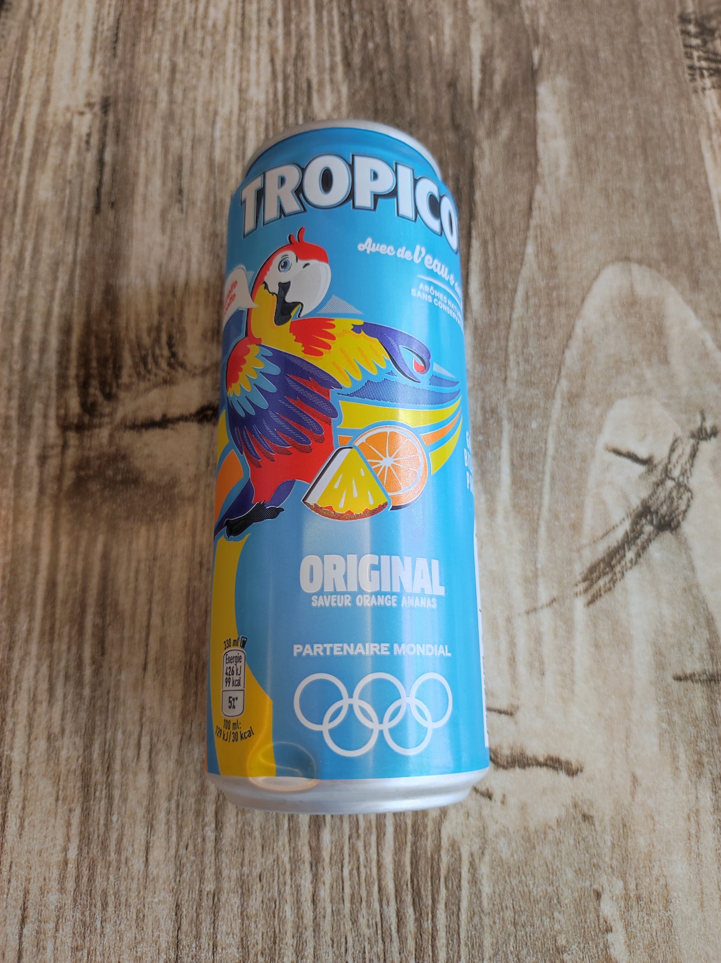 Tropico Original Orange Ananas 33 cl 热带水果苏打饮料