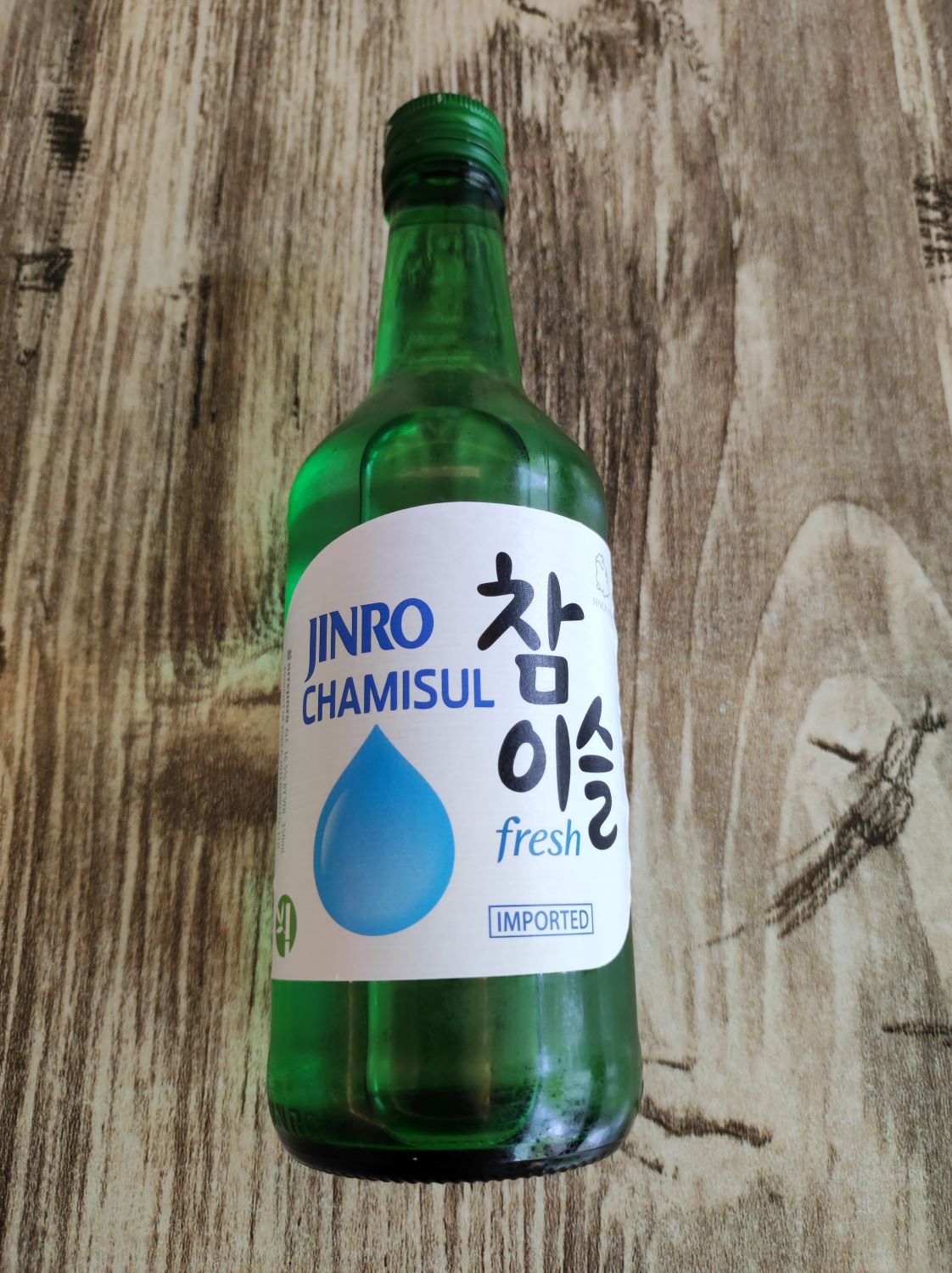 Saké coréen Jinro Chamisul 16,5% vol 韩国原味烧酒