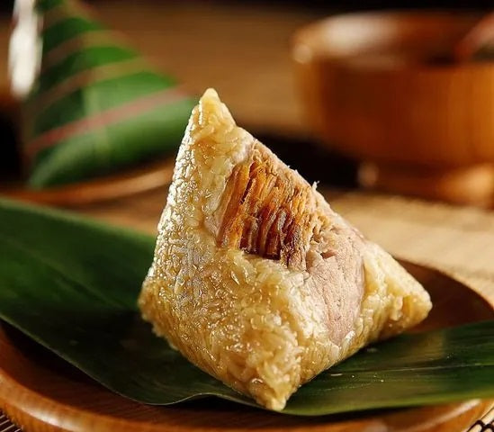 Zongzi (Boulette de riz gluant au bambou) au porc 🐷 mariné x 2 嘉兴肉粽