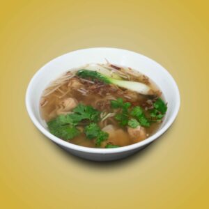 Soupe de Lamian aux raviolis crevettes 🍤 秘制虾肉馄饨面