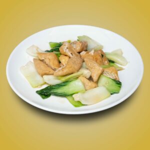 Tofu sauté au pak choï 青菜豆腐泡
