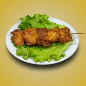 Brochette de poulet حلال香煎鸡肉串
