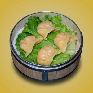 Raviolis citrouille aux crevettes x 4 南瓜虾饺
