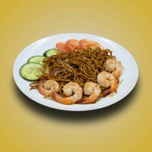 Lamian fraîches sautées aux crevettes 🍤 虾炒拉面