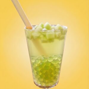 Melone Bubble tea au Melon 香瓜果茶