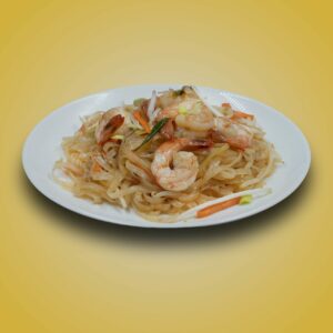 Pad thaï aux crevettes 泰式虾肉河粉
