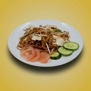 Lamian fraîches sautées au poulet 鸡肉炒拉面
