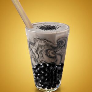 La Nostra Bubble tea aux sésames noirs 黑芝麻奶茶