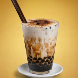 Bubble tea au thé noir 黑糖奶茶