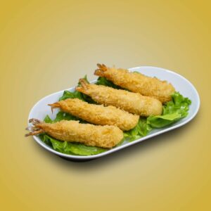 Tempura aux crevettes Extra x 4 超大号天妇罗虾