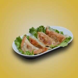Gyoza grillé au poulet حلال. 鸡肉煎饺