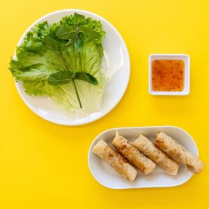 Nems aux légumes x 4 秘制🥬素春卷
