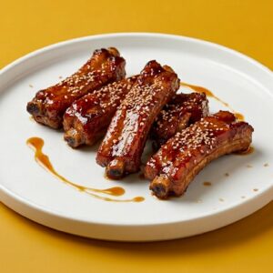 Travers de porc au caramel 焦糖排骨