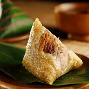 Zongzi (Boulette de riz gluant au bambou) au porc 🐷 mariné x 2 嘉兴肉粽