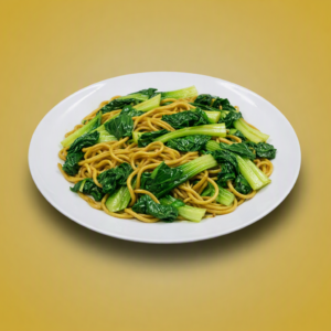 Lamian fraîches sautées au Pak Choi 青菜炒拉面